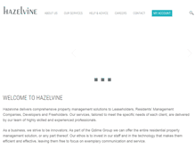 Tablet Screenshot of hazelvine.com